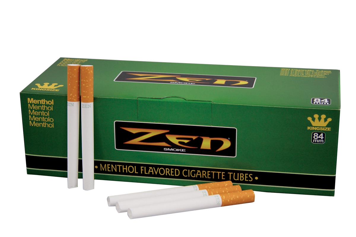 Zen Menthol Flavored Cigarette Tubes