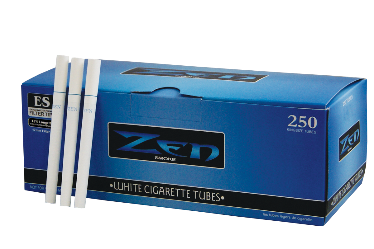 Zen White Cigarette Tubes